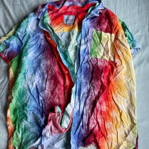 Trinity Collective Rainbow button down shirt